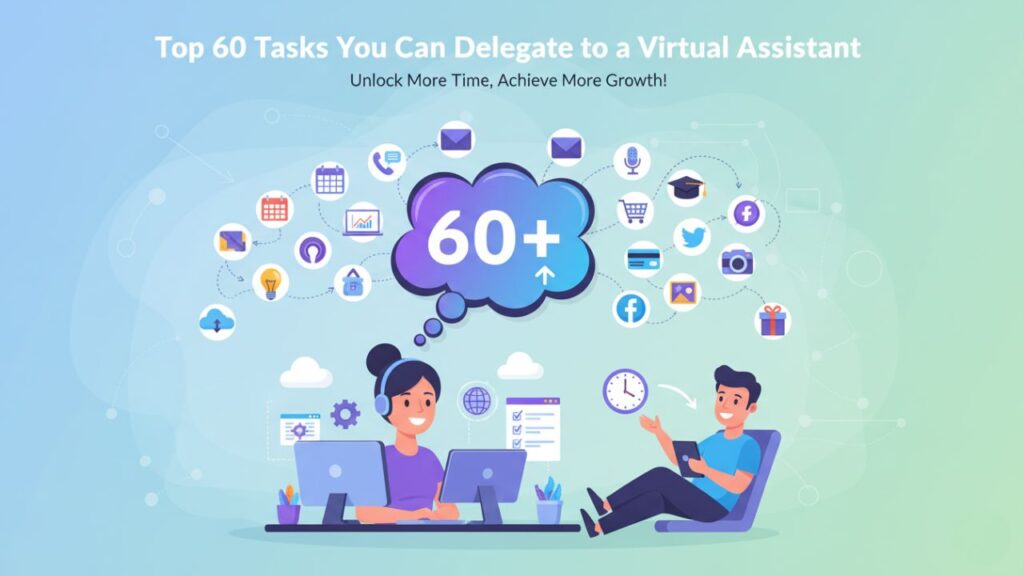 Top 60 Tasks You Can Delegate to a Virtual Assistant