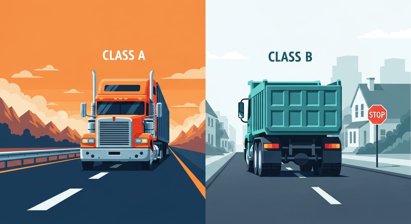 cdl class a vs class b