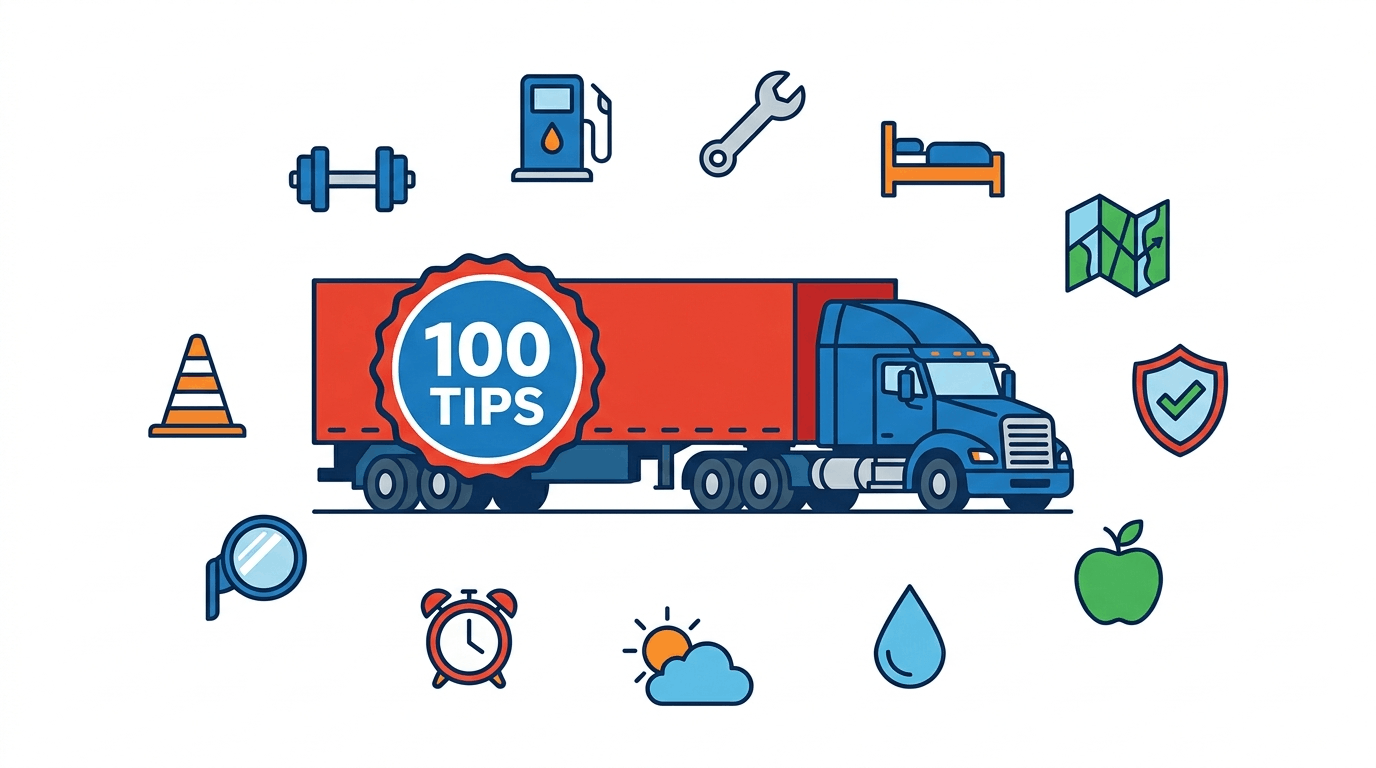 100 Safety Tips for Truck Drivers
