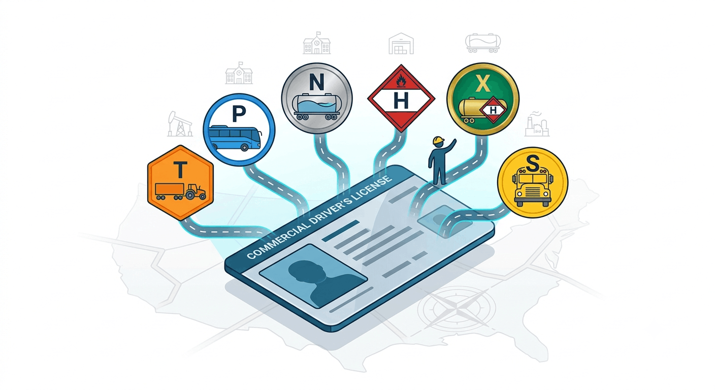 commercial drivers license endorsements