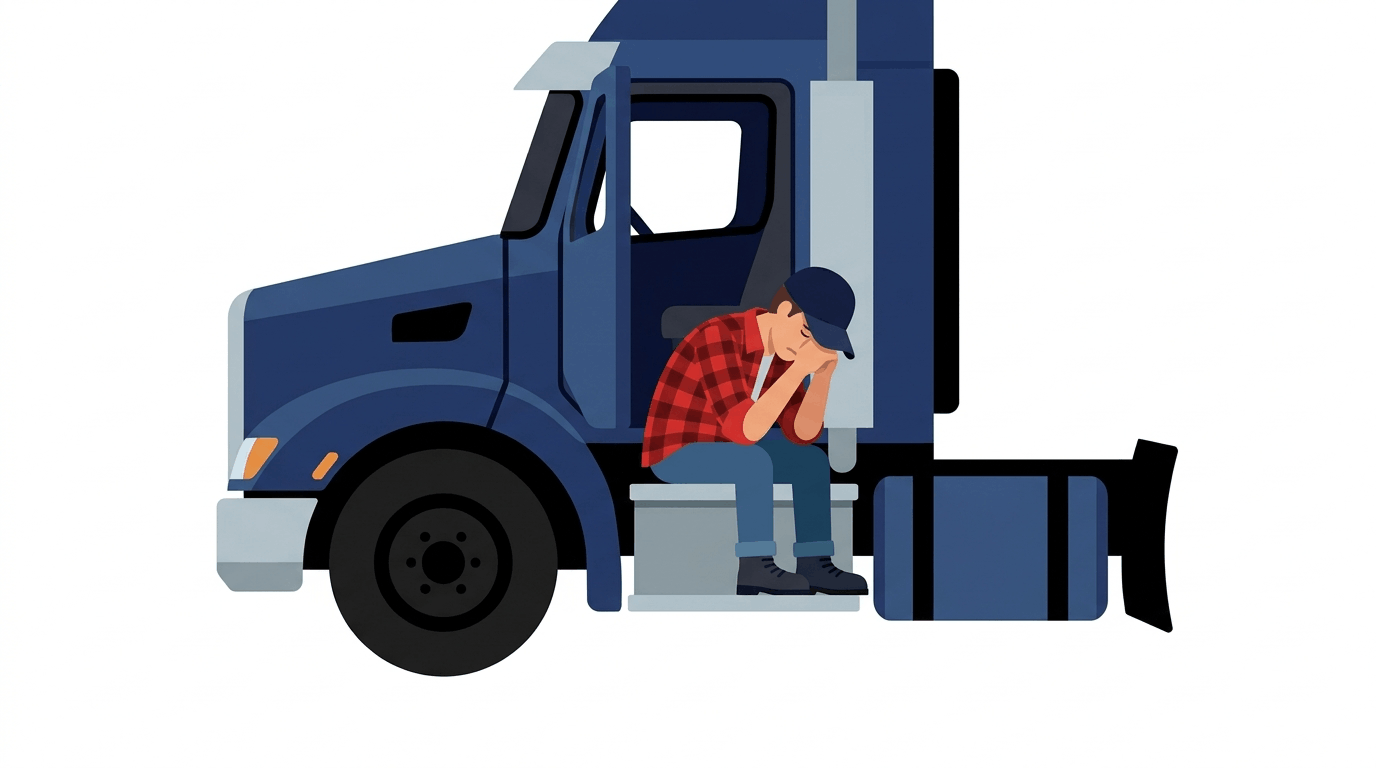 how hard is it to be a truck driver