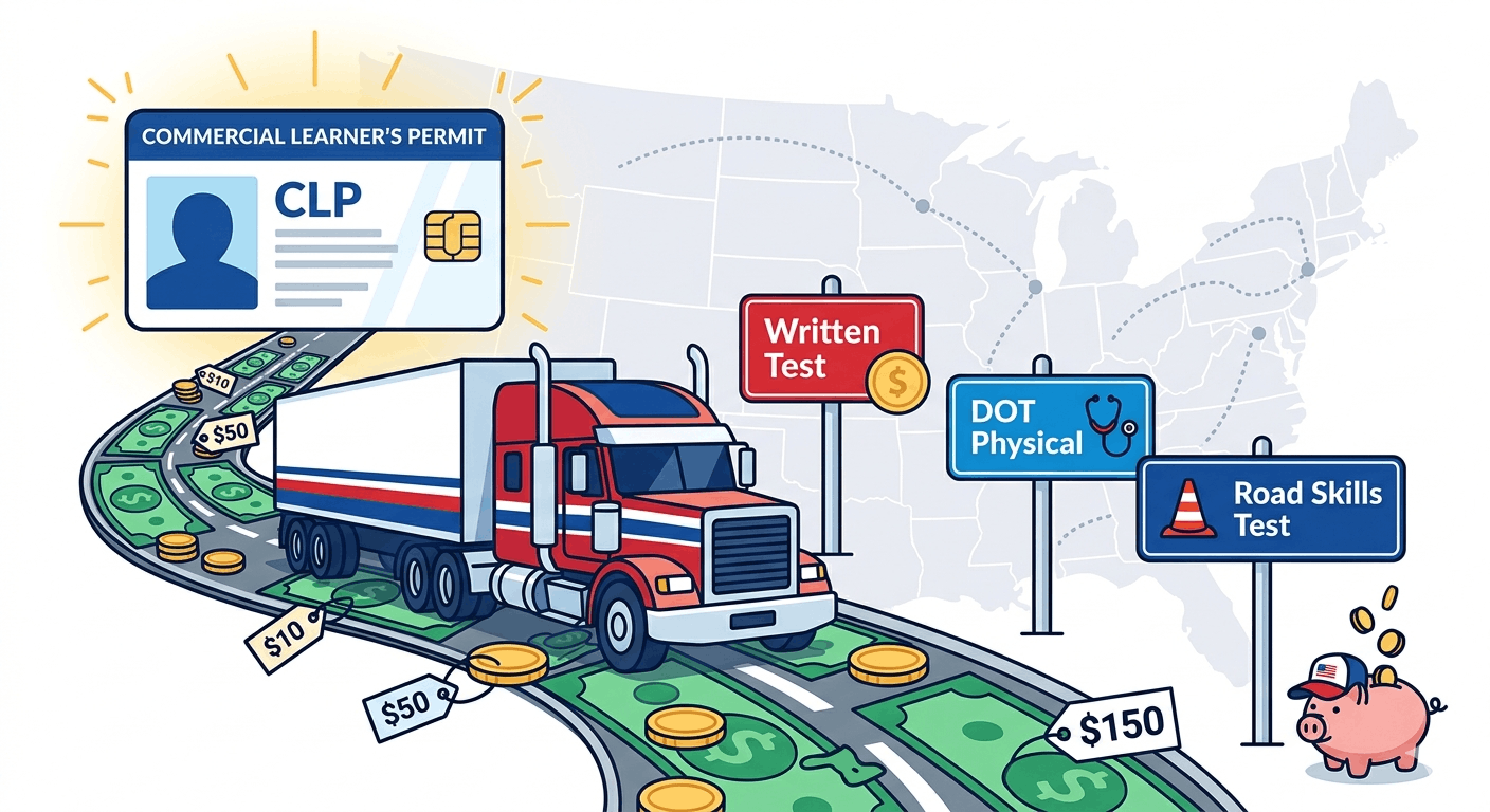 how much does it cost to get cdl permit