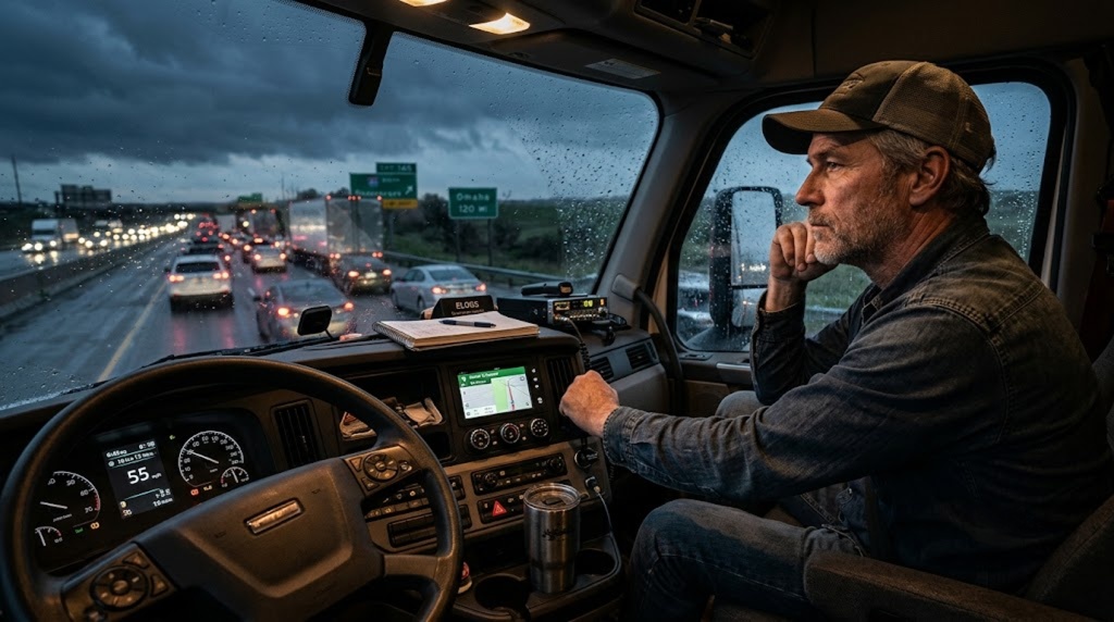 is truck driving stressful