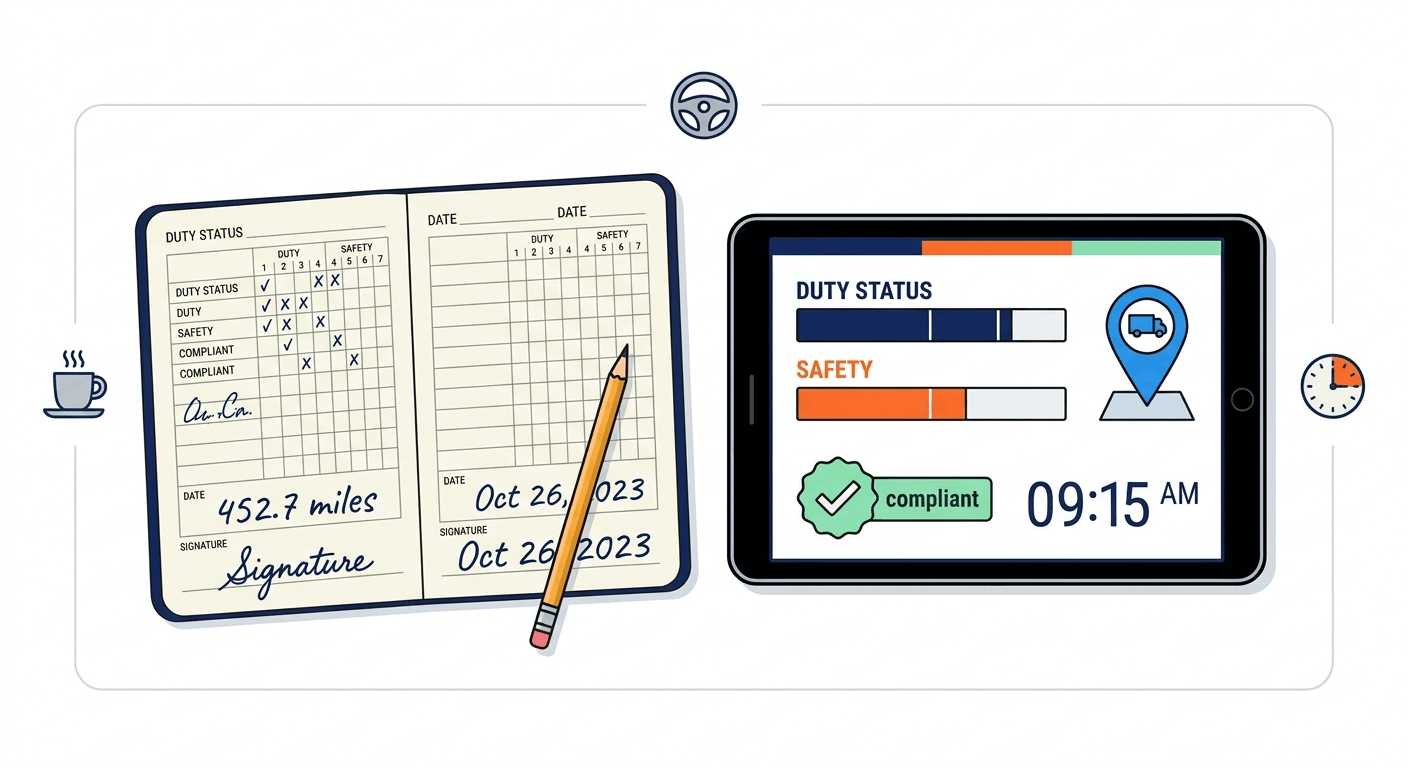 truck driver log book