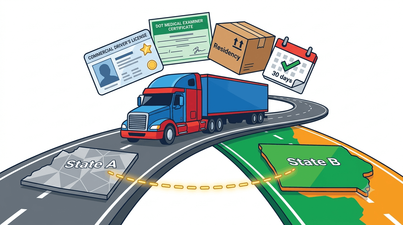 how to transfer cdl to another state